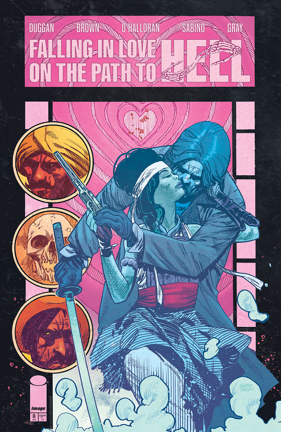 Falling In Love On The Path To Hell #8 Cover A Regular Garry Brown Cover