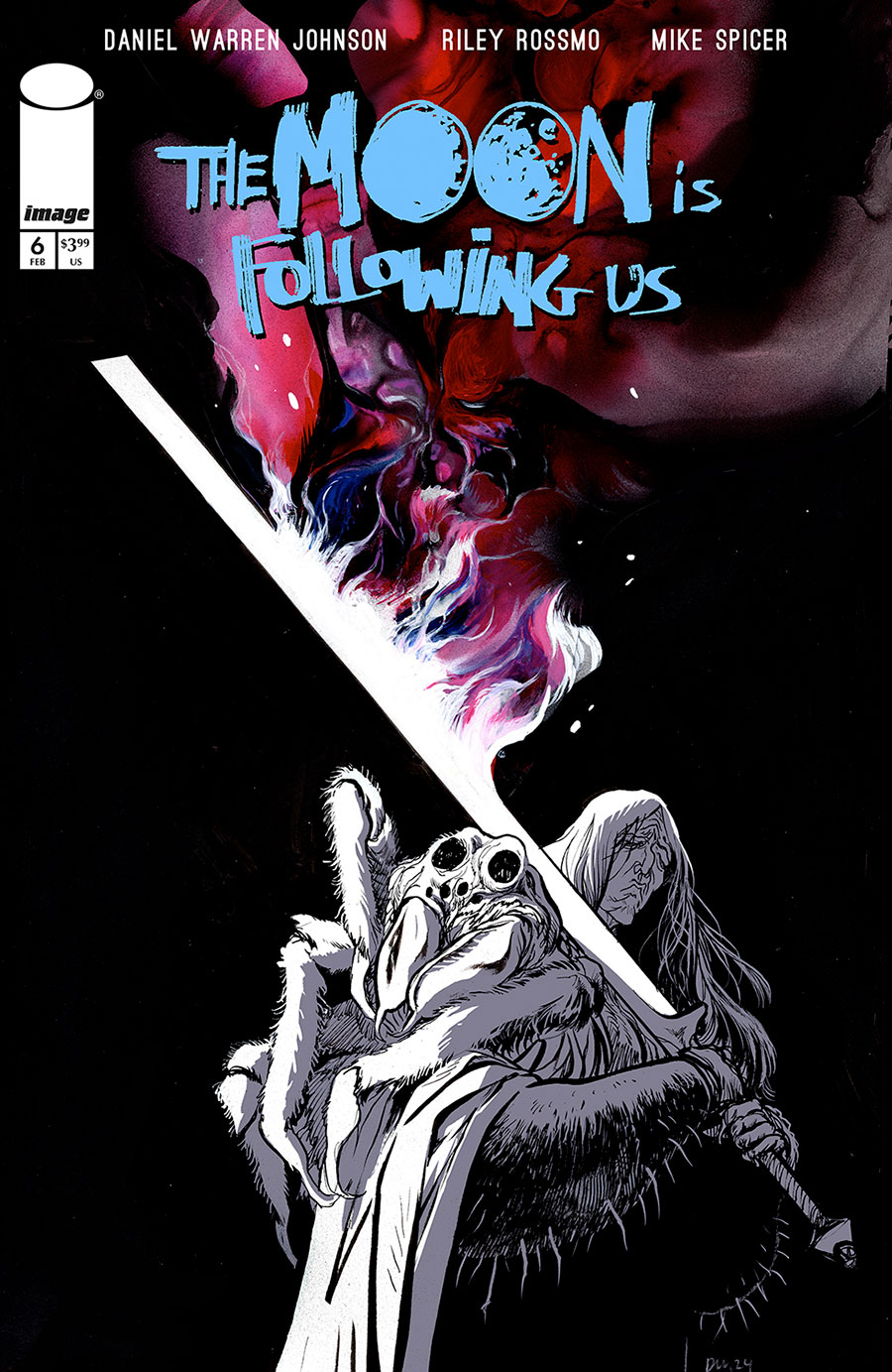 The Moon Is Following Us #6 Cover B Variant Daniel Warren Johnson Cover