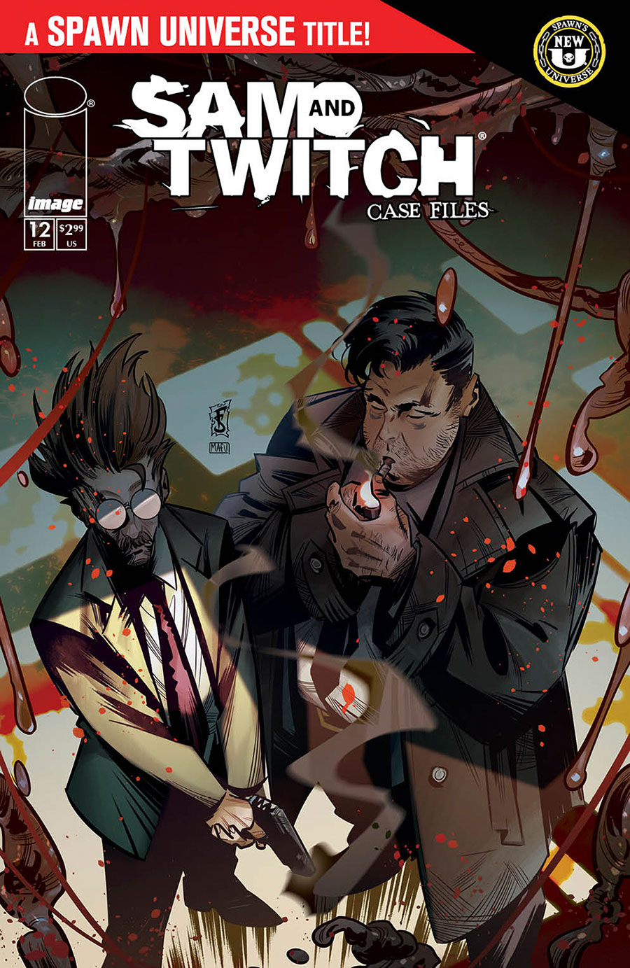 Sam And Twitch Case Files #12 Cover A Regular Federico Sabbatini Cover