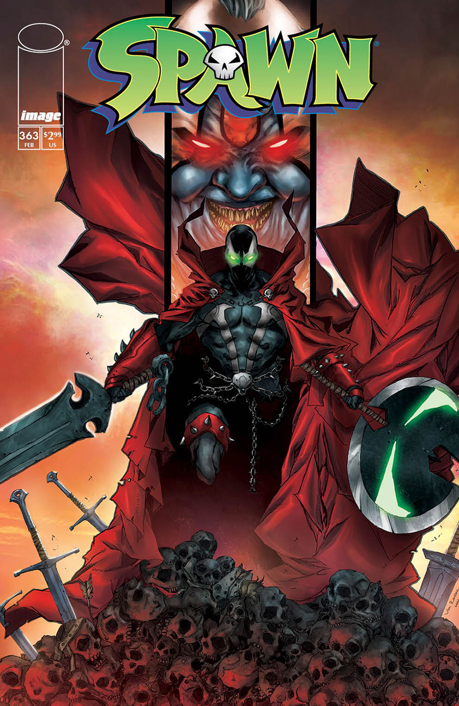 Spawn #363 Cover B Variant Von Randal Cover