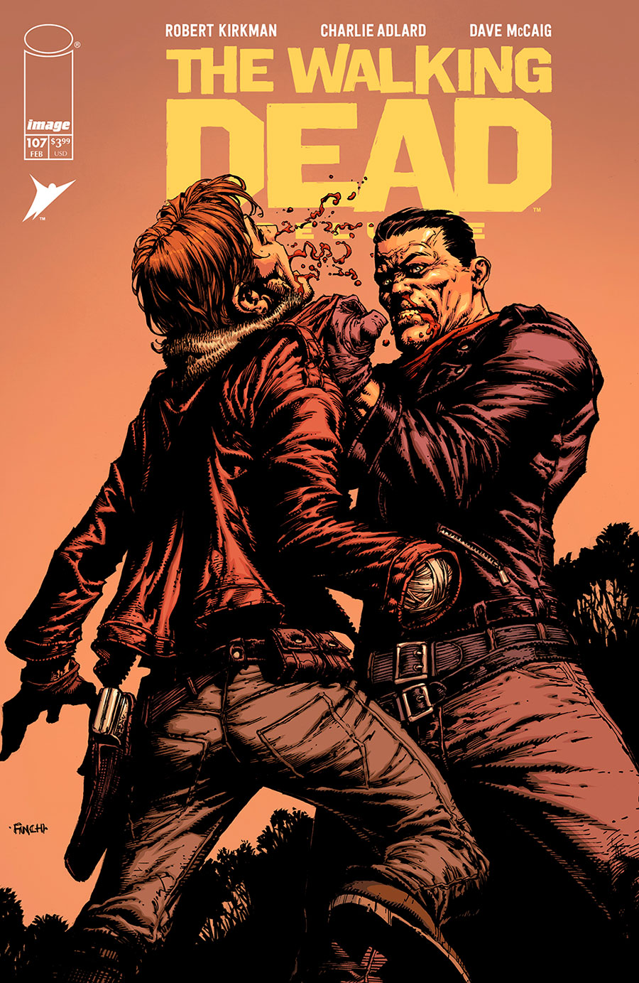 Walking Dead Deluxe #107 Cover A Regular David Finch & Dave McCaig Cover