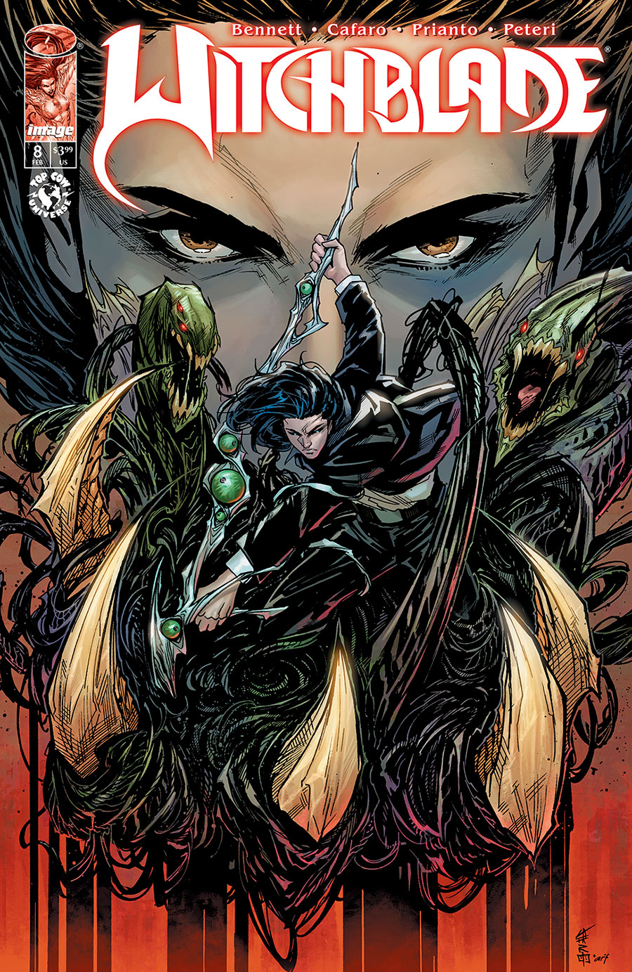 Witchblade Vol 3 #8 Cover A Regular Giuseppe Cafaro & Arif Prianto Cover