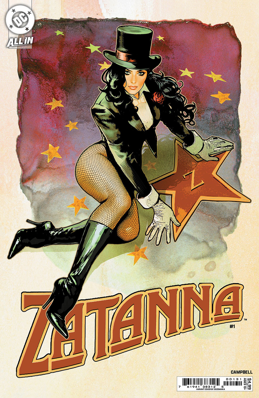 Zatanna Vol 3 #1 Cover C Variant Sozomaika Card Stock Cover (DC All In)