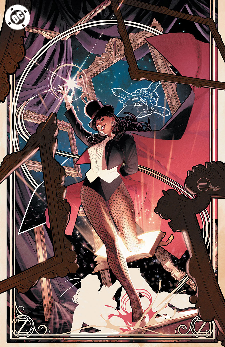 Zatanna Vol 3 #1 Cover J Incentive Jamal Campbell Frames Card Stock Variant Cover (DC All In)