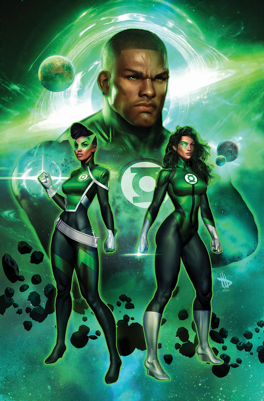 Green Lantern Corps Vol 4 #1 Cover B Variant Dave Wilkins Card Stock Cover (DC All In)