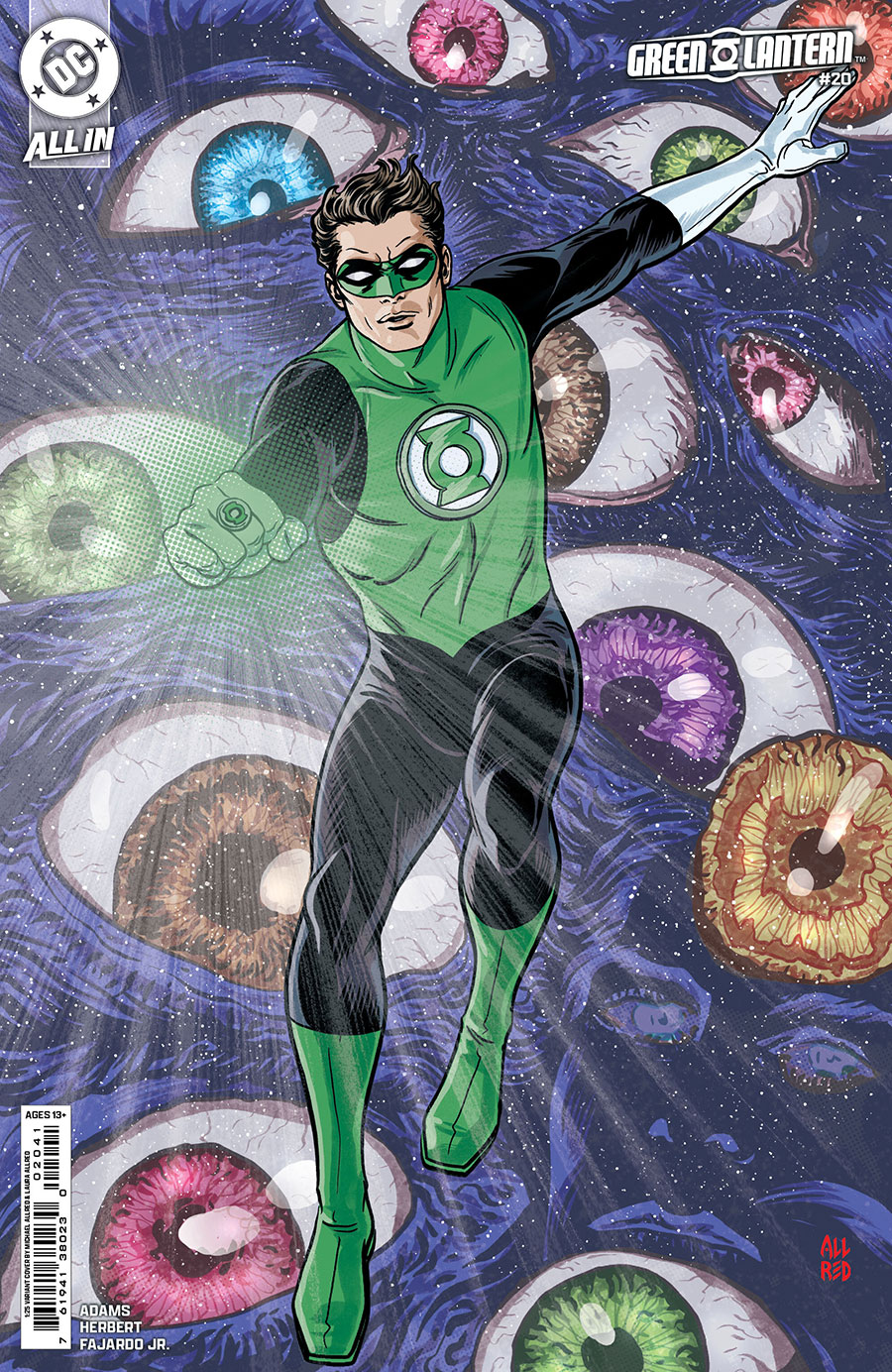 Green Lantern Vol 8 #20 Cover D Incentive Michael Allred Card Stock Variant Cover (DC All In)