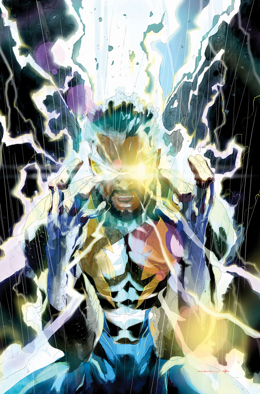 Black Lightning Vol 3 #4 Cover B Variant Keron Grant Card Stock Cover (DC All In)