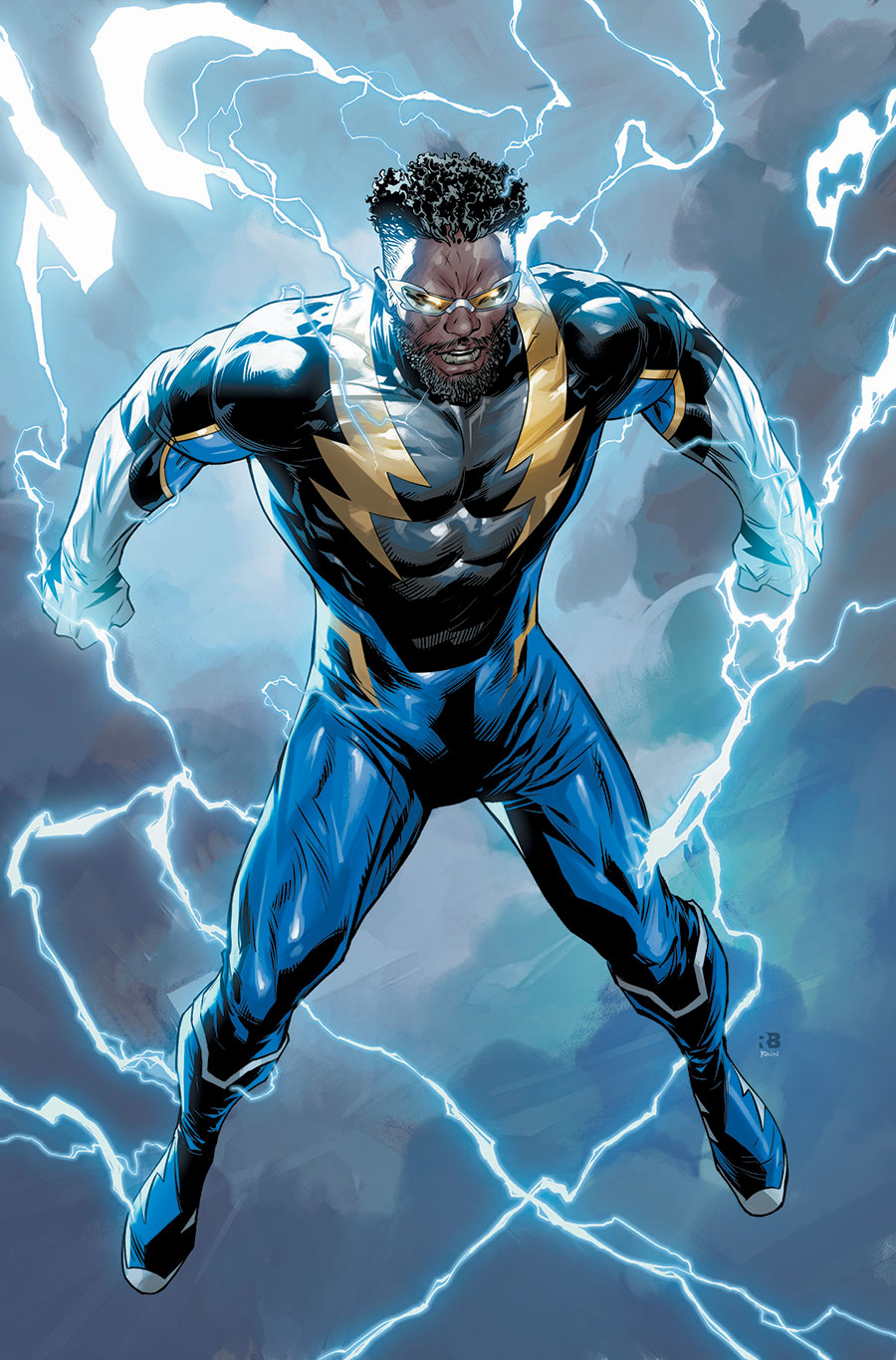 Black Lightning Vol 3 #4 Cover C Variant Ryan Benjamin Black History Month Card Stock Cover (DC All In)