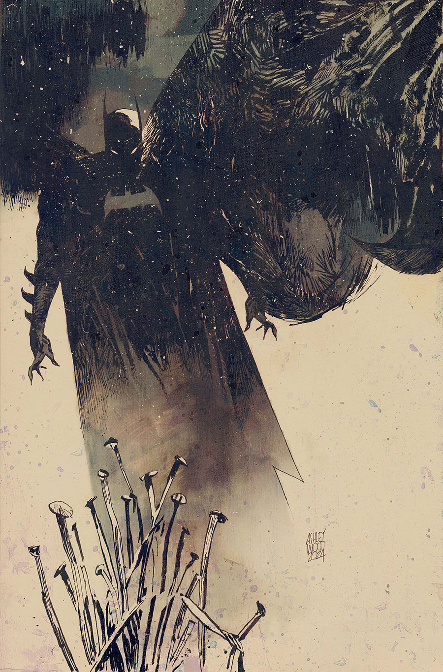 Batman Dark Patterns #3 Cover B Variant Ashley Wood Card Stock Cover