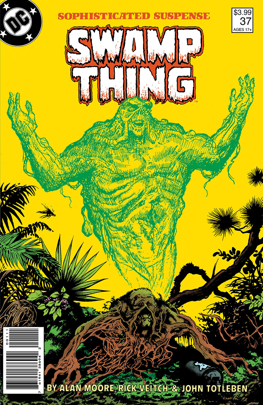 Saga Of The Swamp Thing #37 Facsimile Edition Cover A Regular Stephen R Bissette & John Totleben Cover