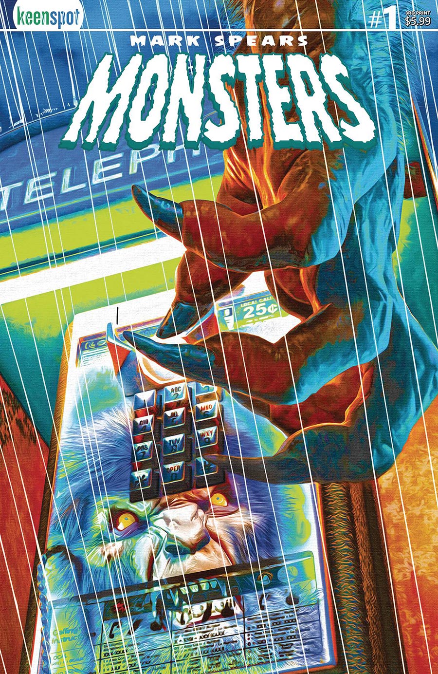 Mark Spears Monsters #1 Cover M 3rd Ptg A Mark Spears Telephone Line Variant Cover