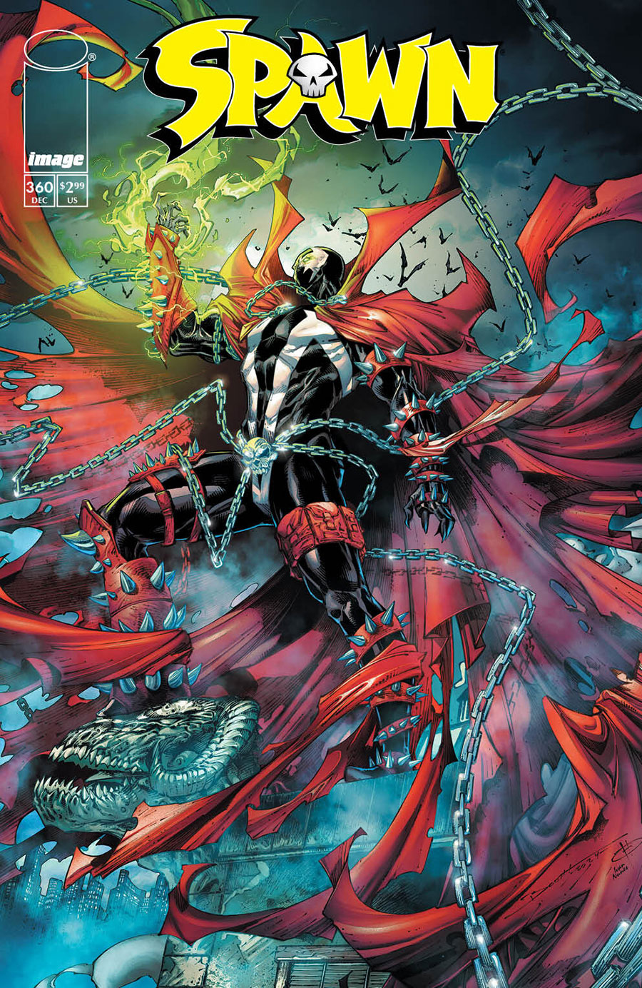 Spawn #360 Cover C Variant Brett Booth Cover