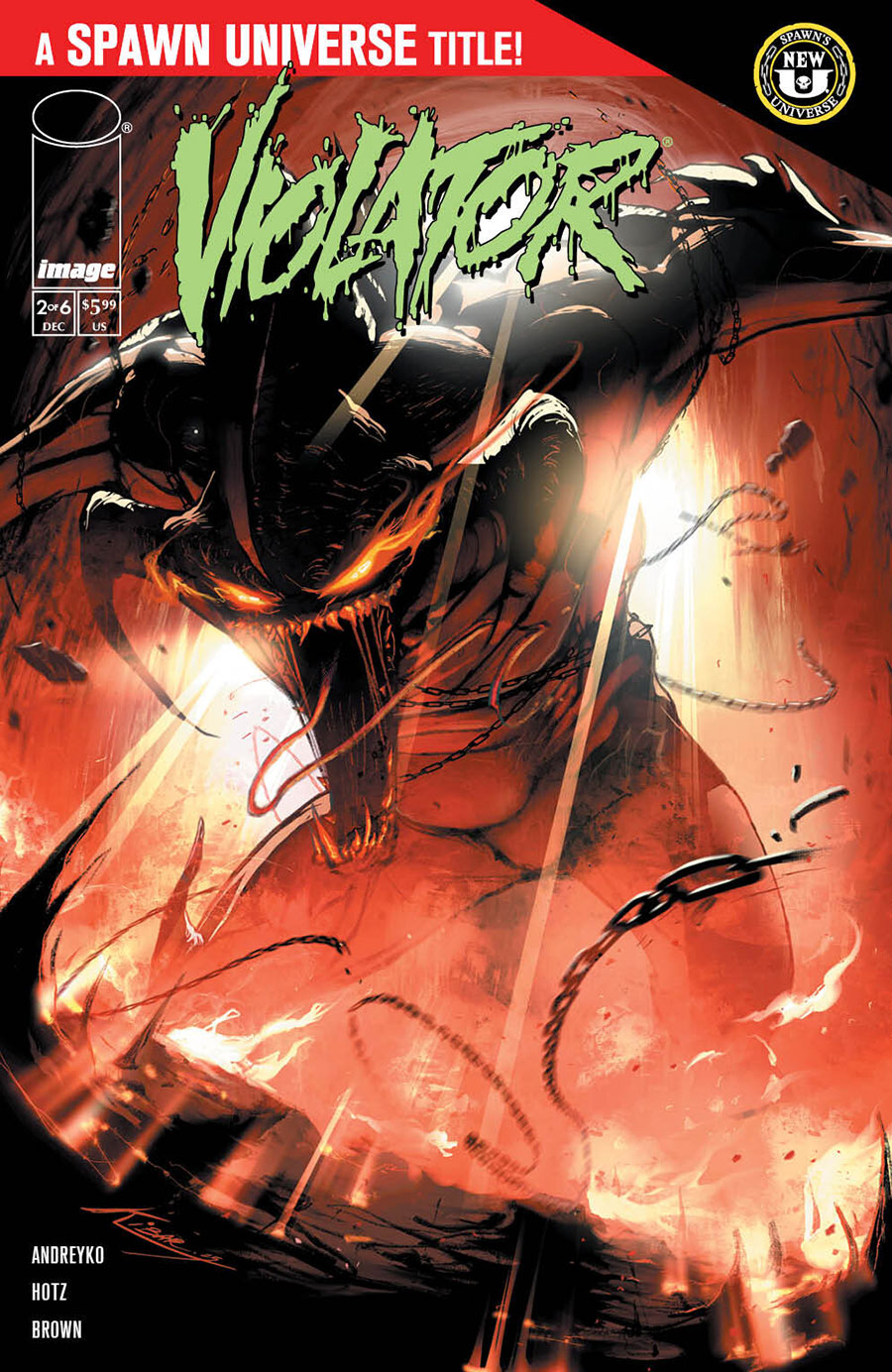 Spawn Violator Origin #2 Cover C 2nd Ptg