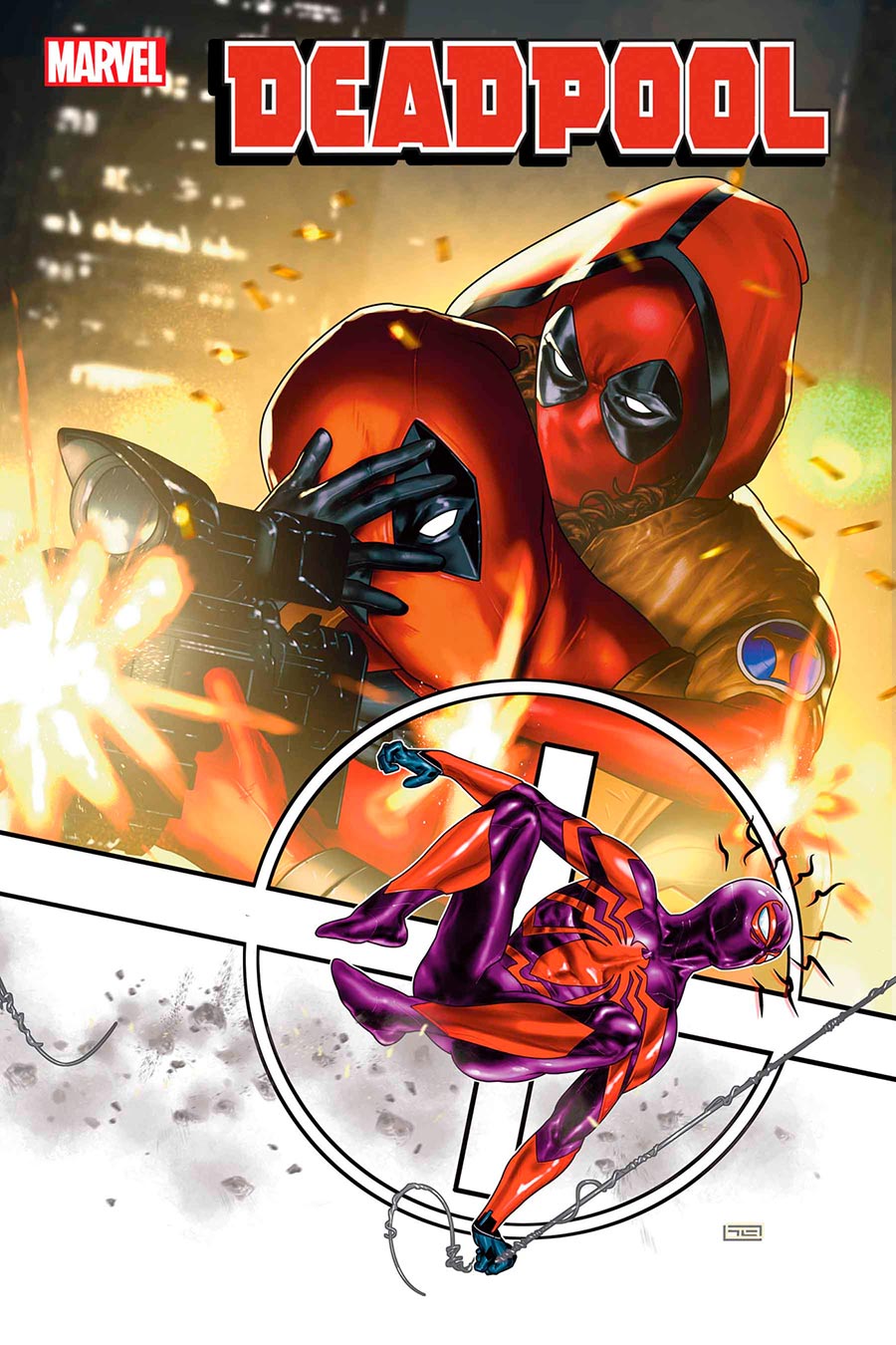 Deadpool Vol 9 #11 Cover A Regular Taurin Clarke Cover (Deadpool vs Spider-Man Pools Of Blood Part 1)