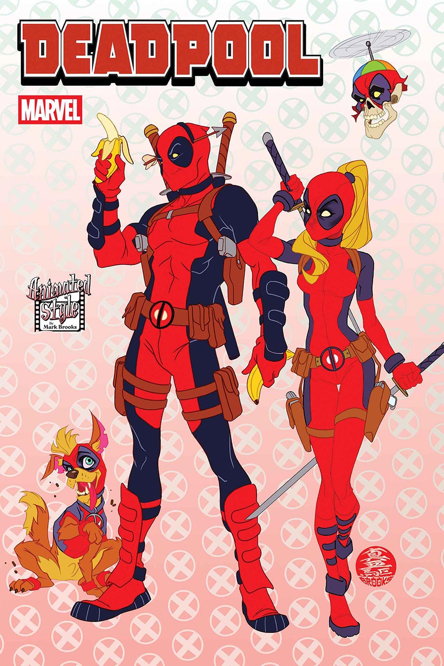 Deadpool Vol 9 #11 Cover B Variant Mark Brooks Animated-Style Cover (Deadpool vs Spider-Man Pools Of Blood Part 1)