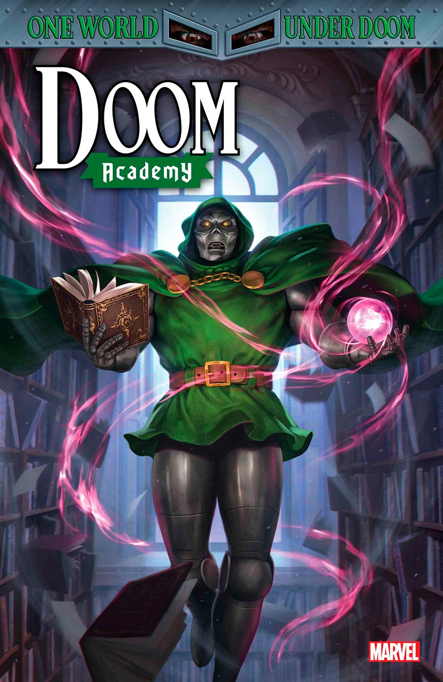 Doom Academy #1 Cover B Variant Woo-Chul Lee Doctor Doom Cover (One World Under Doom Tie-In)