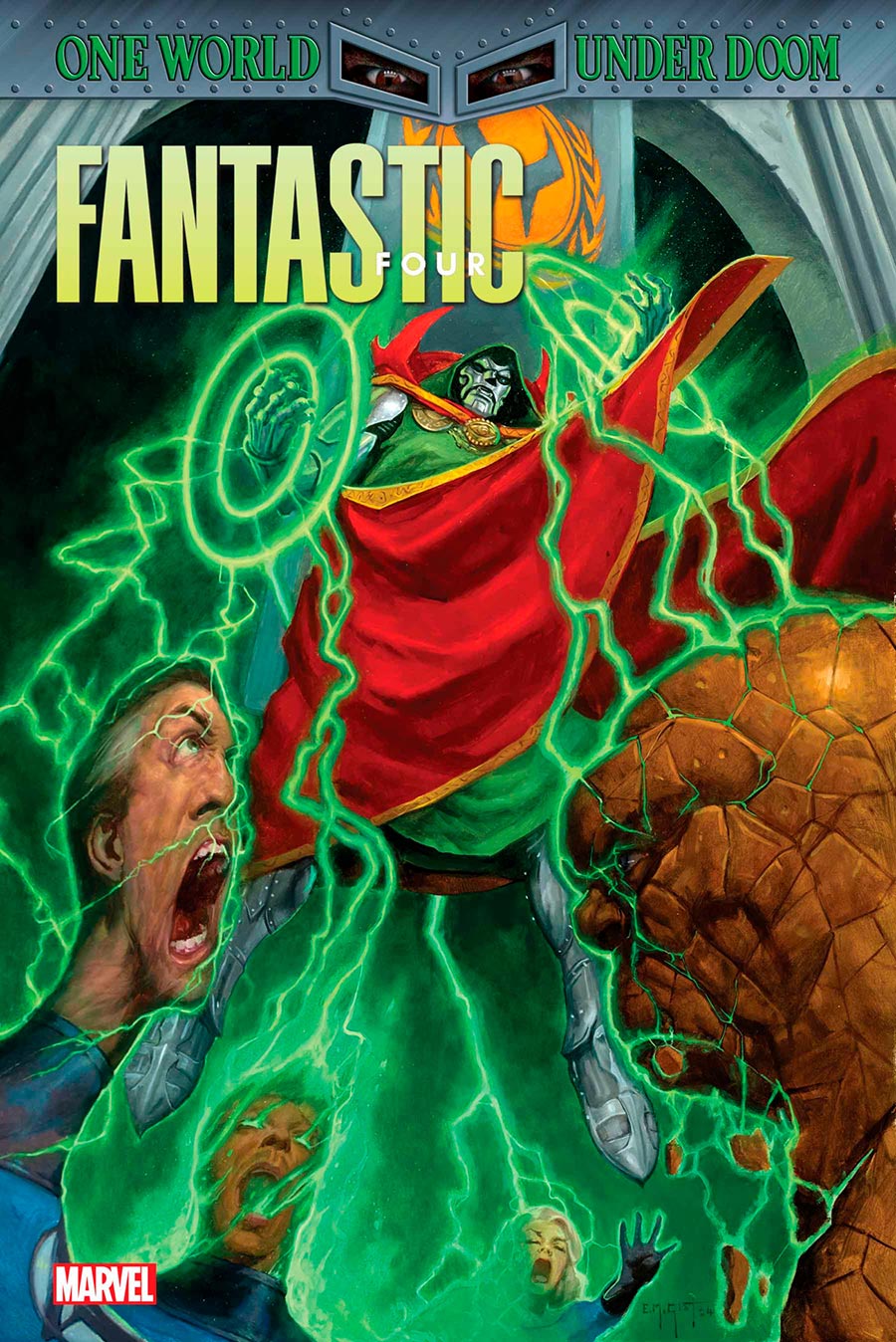 Fantastic Four Vol 7 #29 Cover C Variant EM Gist Cover (One World Under Doom Tie-In)