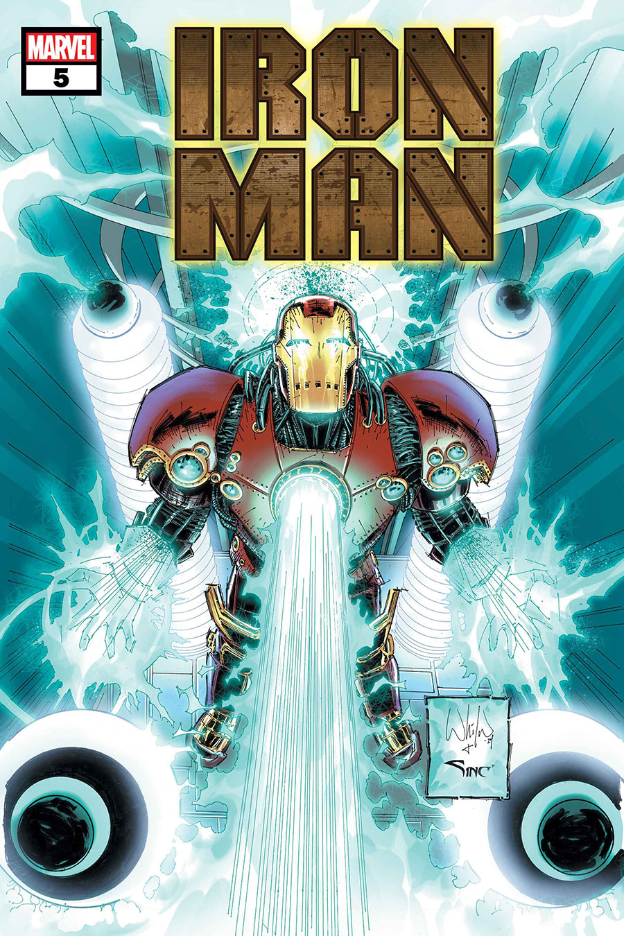 Iron Man Vol 7 #5 Cover C Variant Whilce Portacio Cover