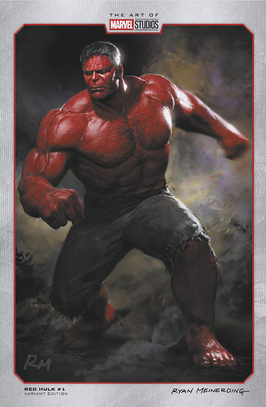 Red Hulk #1 Cover D Variant Ryan Meinerding Marvel Studios Cover (One World Under Doom Tie-In)