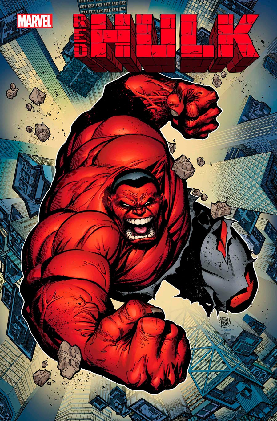 Red Hulk #1 Cover G Variant Adam Kubert Foil Cover (One World Under Doom Tie-In)