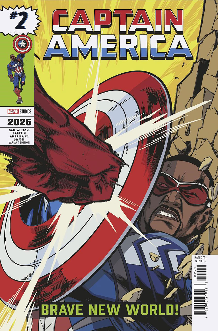 Sam Wilson Captain America #2 Cover E Variant Khary Randolph Marvel Studios Cover