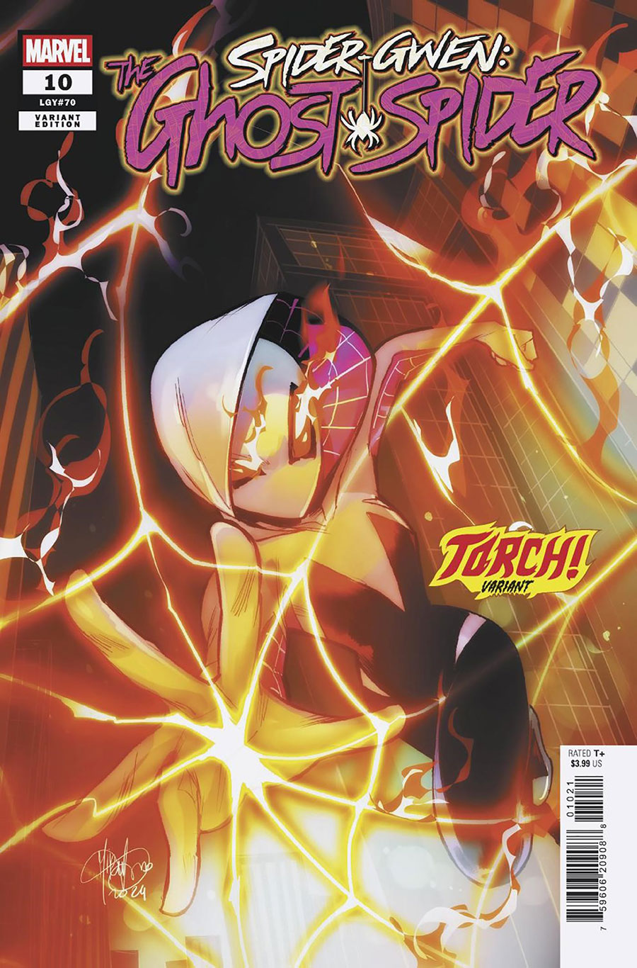 Spider-Gwen Ghost-Spider Vol 2 #10 Cover B Variant Mirka Andolfo Torch Cover