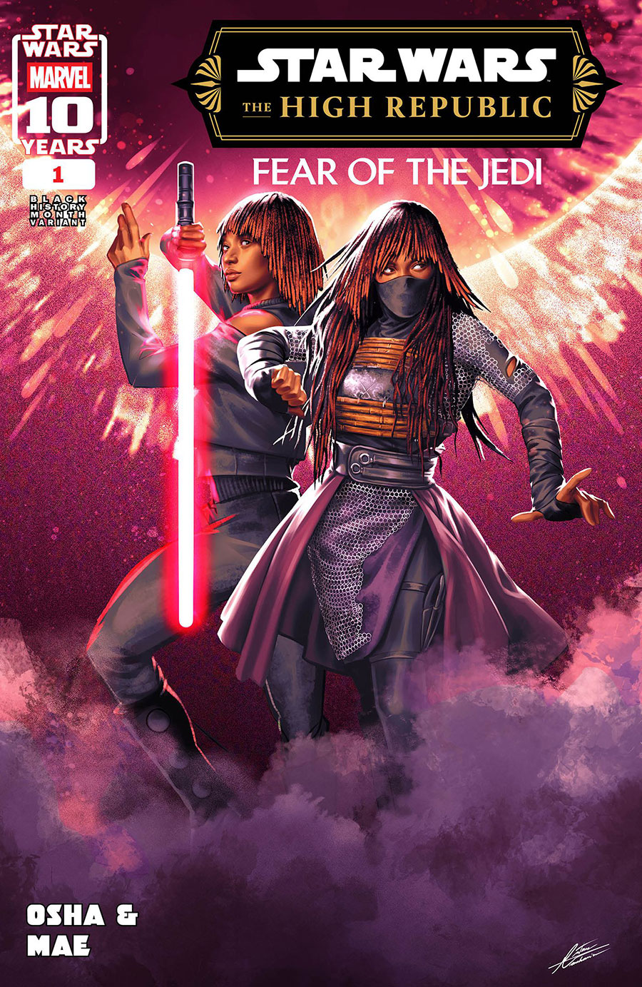 Star Wars The High Republic Fear Of The Jedi #1 Cover B Variant Mateus Manhanini Black History Month Cover