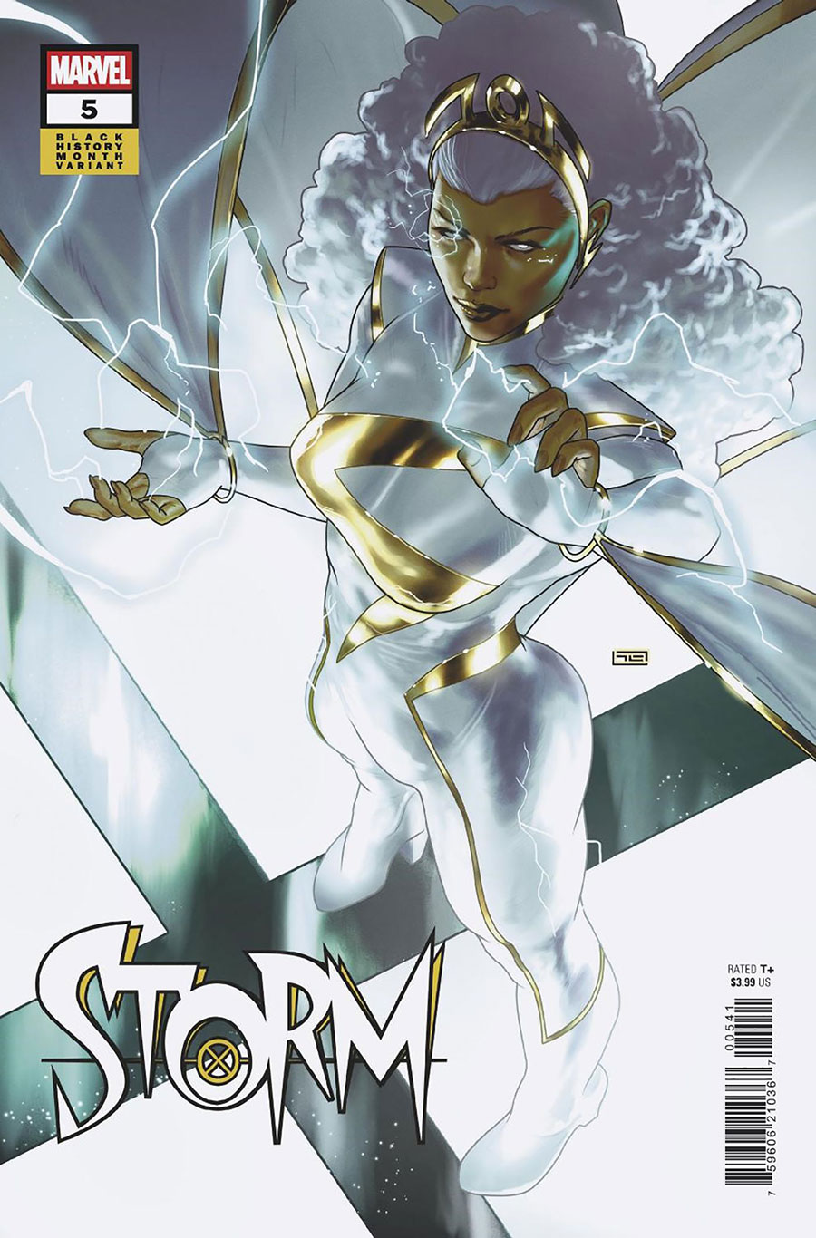 Storm Vol 5 #5 Cover B Variant Taurin Clarke Black History Month Cover (One World Under Doom Tie-In)