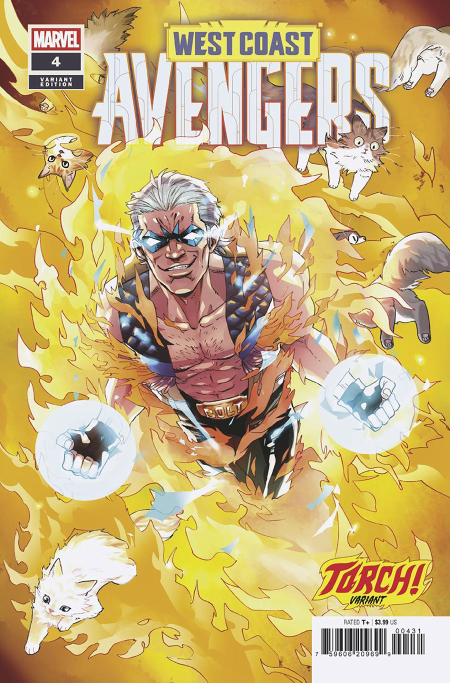 West Coast Avengers Vol 4 #4 Cover C Variant Nao Fuji Torch Cover