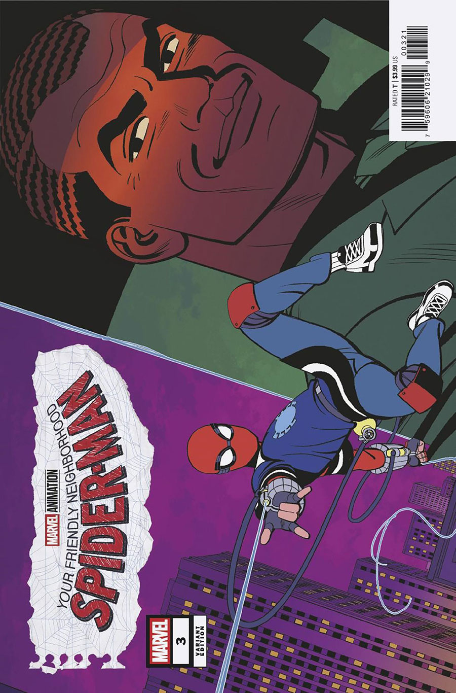 Your Friendly Neighborhood Spider-Man #3 Cover B Variant Marvel Animation Cover