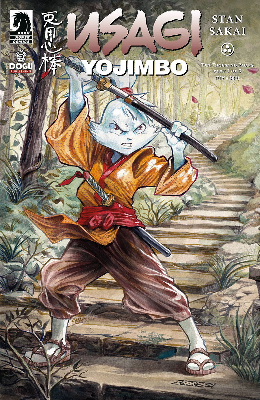 Usagi Yojimbo Ten Thousand Plums #1 Cover B Variant Escorza Brothers Cover