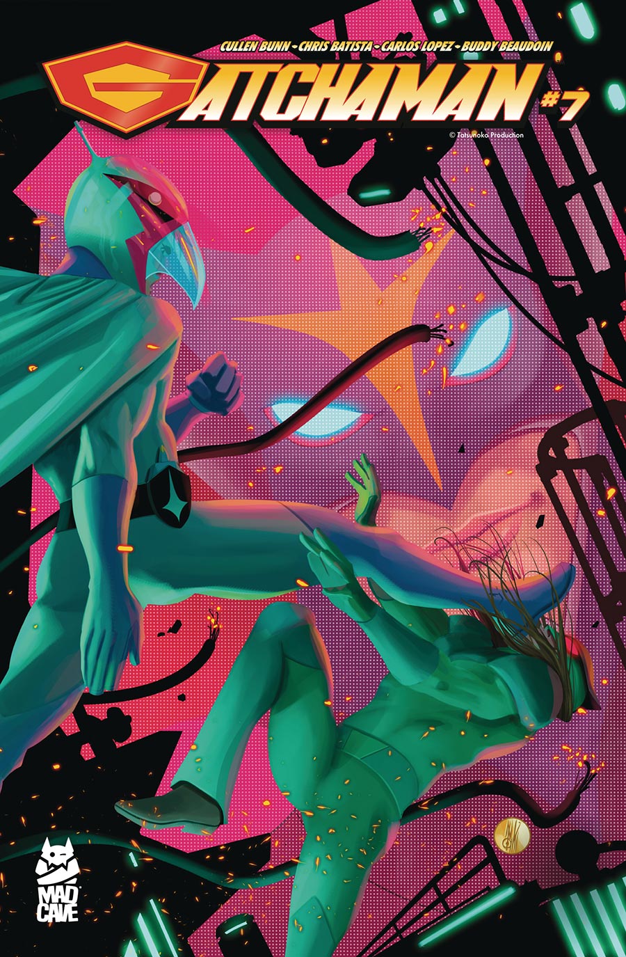 Gatchaman #7 Cover A Regular Inaki Miranda Cover