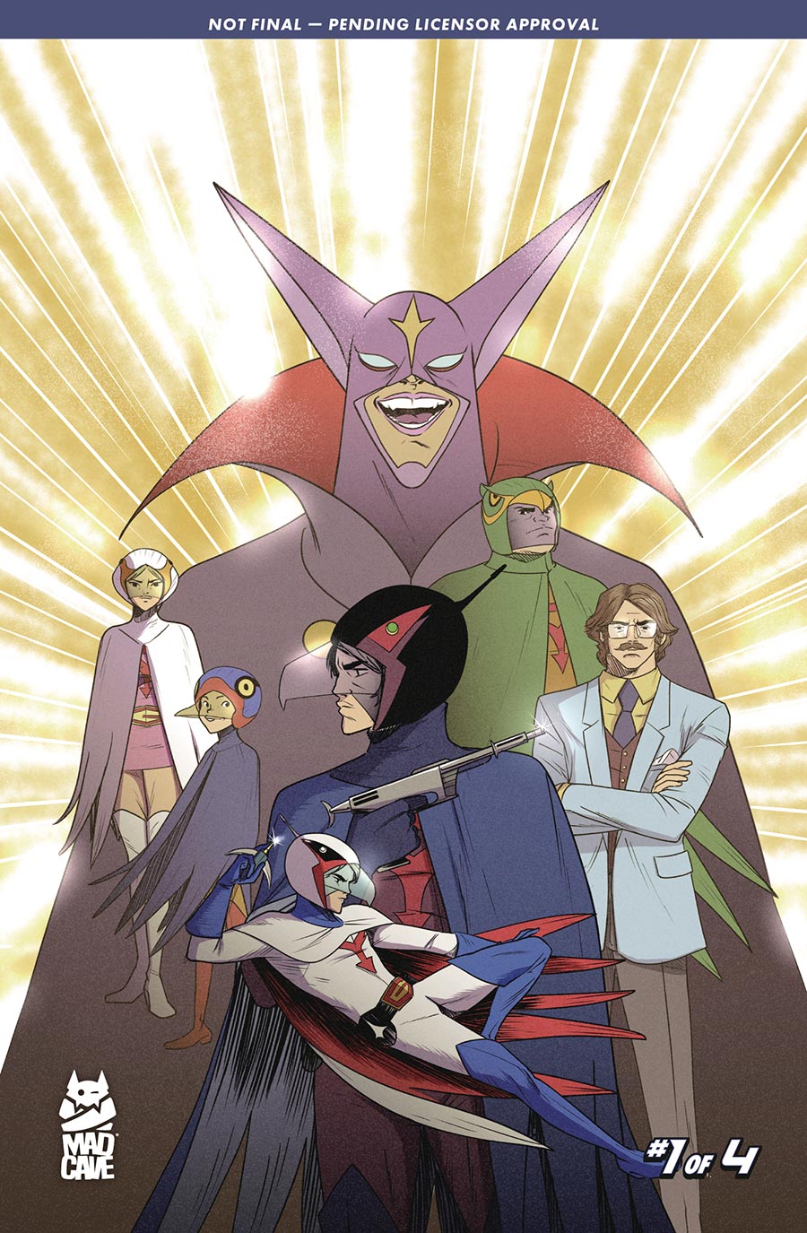 Gatchaman Only One Earth #1 Cover B Variant Nuno Plati Cover