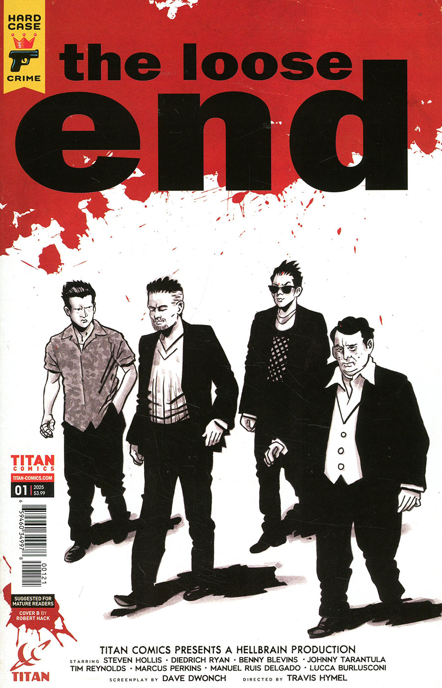 Hard Case Crime The Loose End #1 Cover B Variant Robert Hack Reservoir Dogs Homage Cover