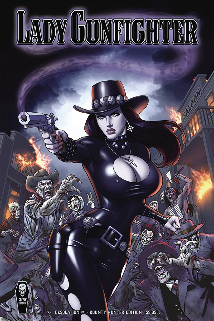 LADY GUNFIGHTER DESOLATION #1 CVR B MERHOFF BOUNTY HUNTER (M