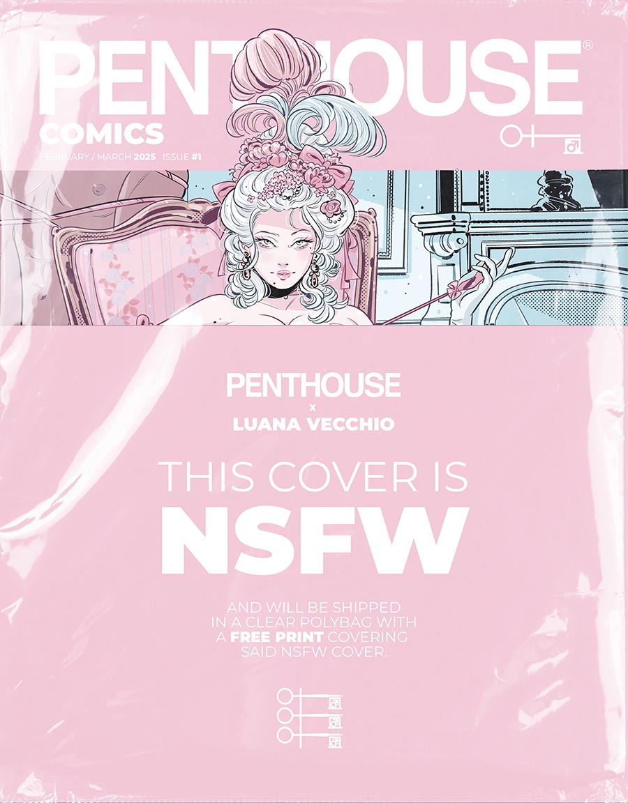 Penthouse Comics Vol 2 #1 Cover D Variant Luana Vecchio NSFW Polybagged Cover With Polybag