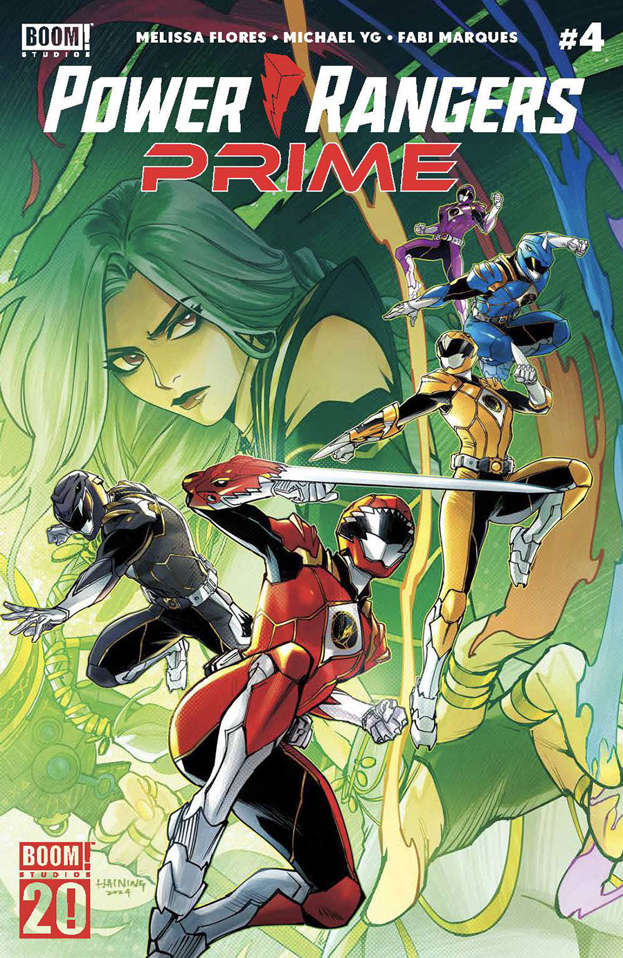 Power Rangers Prime #4 Cover J Variant Haining Reveal Cover