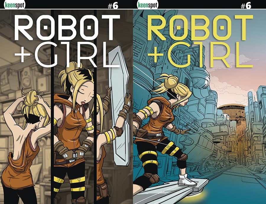 Robot + Girl #6 Cover C Variant Mike White Holofoil Flip Cover