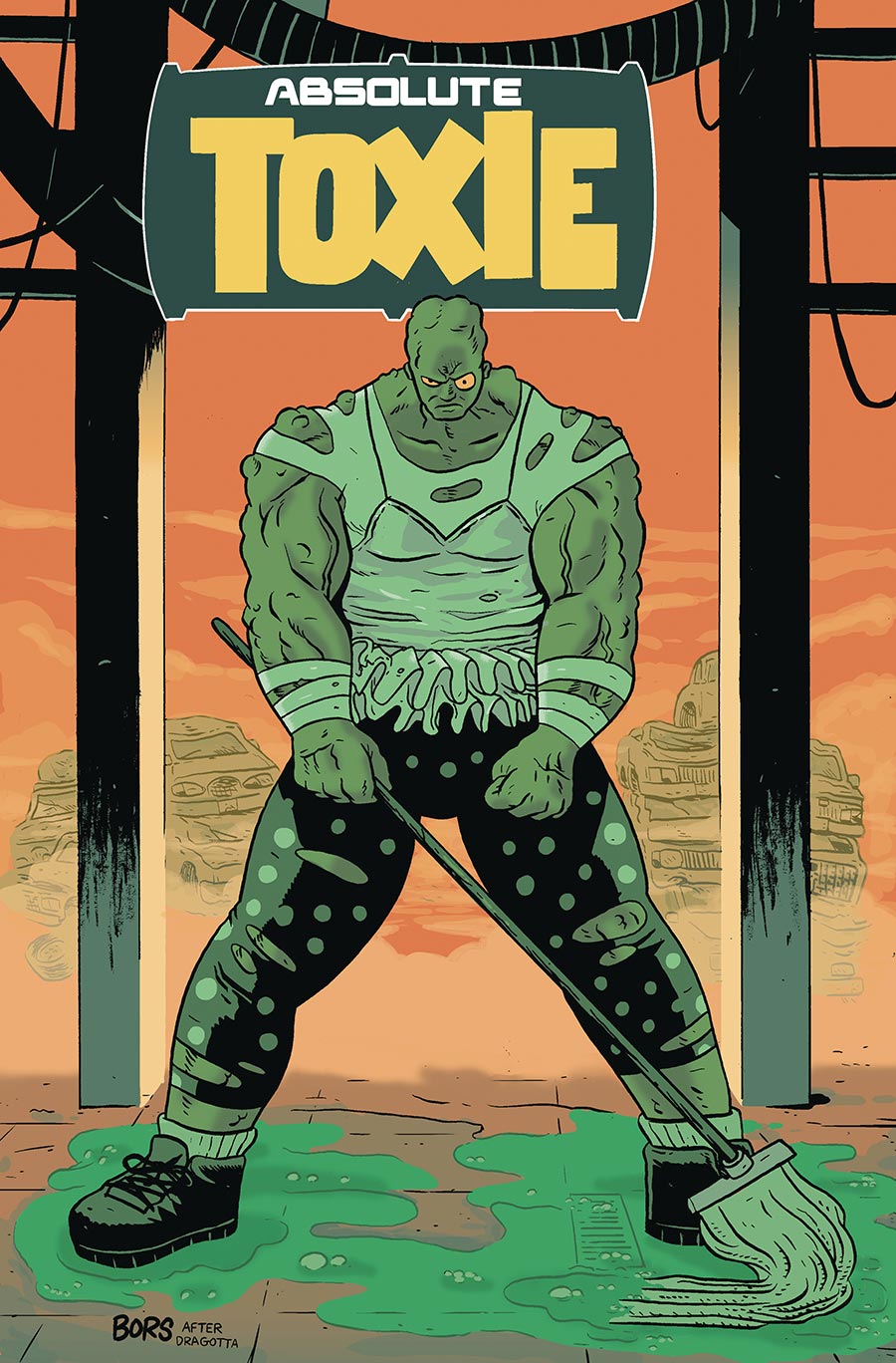 Toxic Avenger Vol 2 #5 Cover D Variant  Fred Harper Polybagged Cover With Trading Card