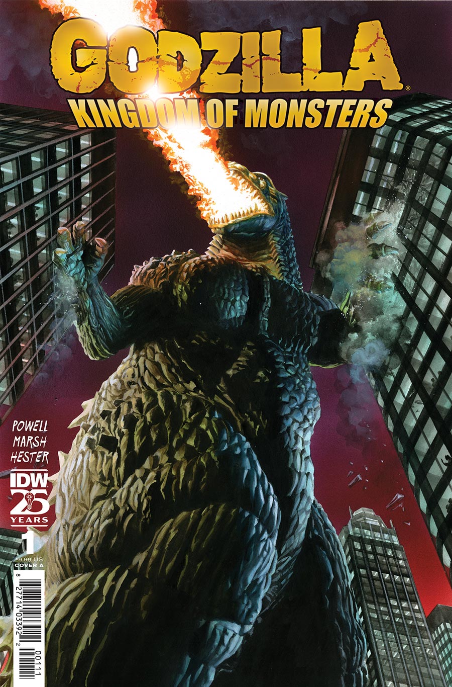 Godzilla 70th Anniversary Foil Classics Godzilla Kingdom Of Monsters #1 (One Shot)