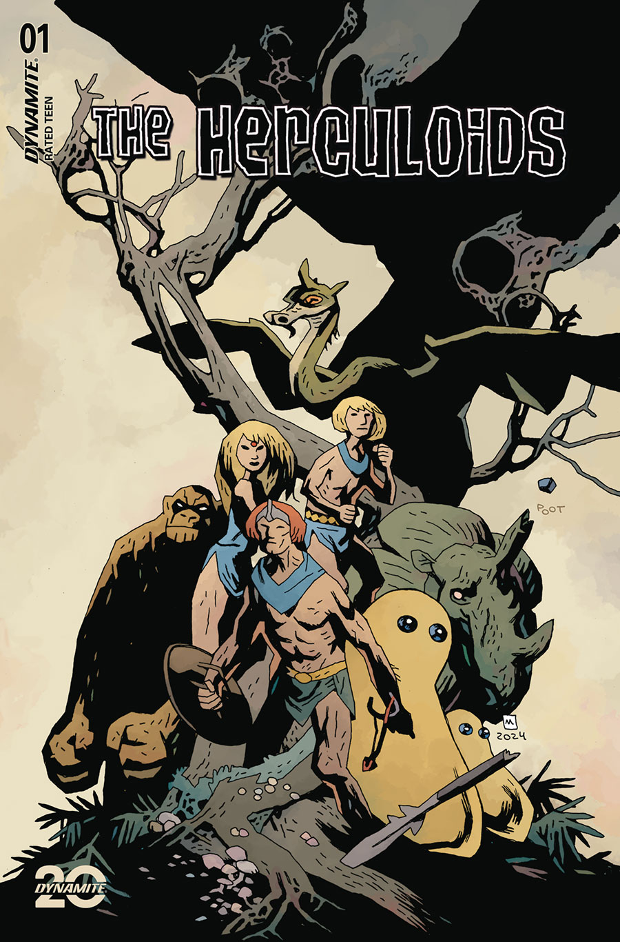 Herculoids #1 Cover E Variant Mike Mignola Cover