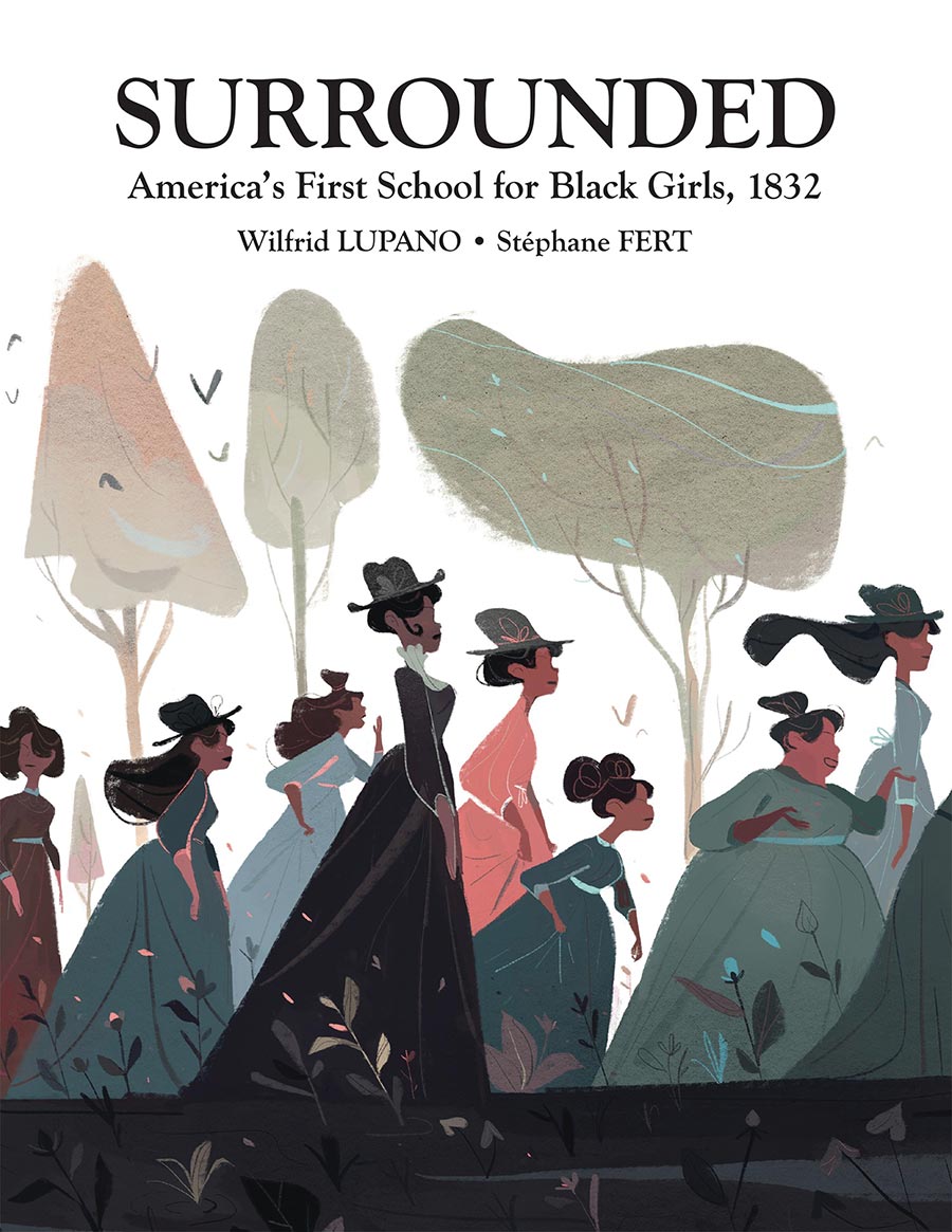 SURROUNDED AMERICAS FIRST SCHOOL BLACK GIRLS 1832 HC (C: 0-1