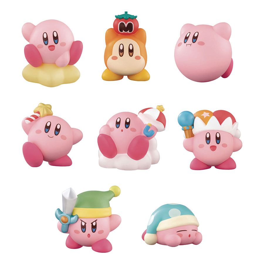 Kirby Friends Shokugan Mini Figure Blind Mystery Box 12-Piece Assortment