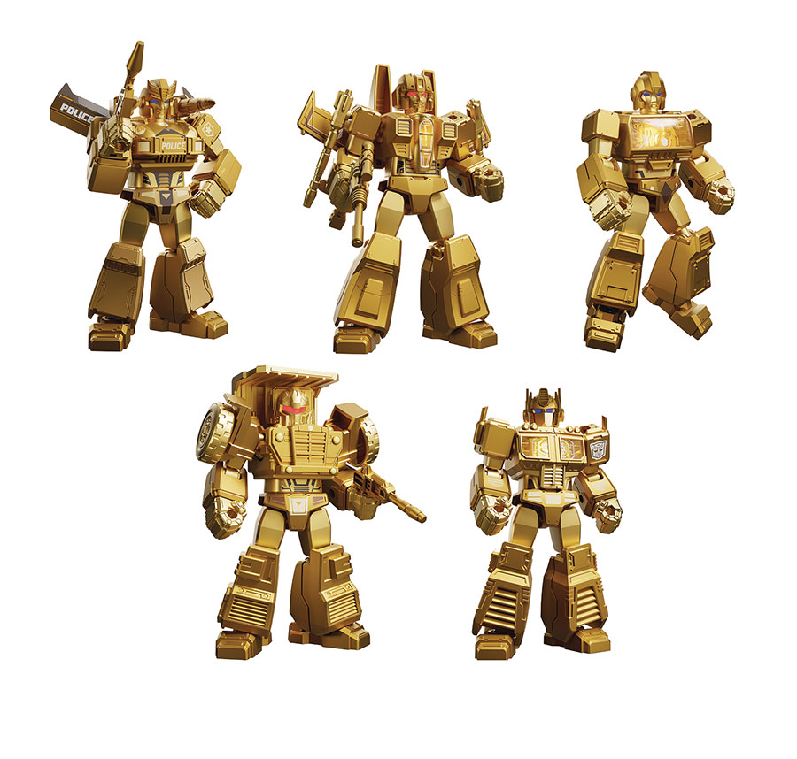 BLOKEES TRANSFORMERS LTD ED GOLD SERIES MODEL KIT BOX SET