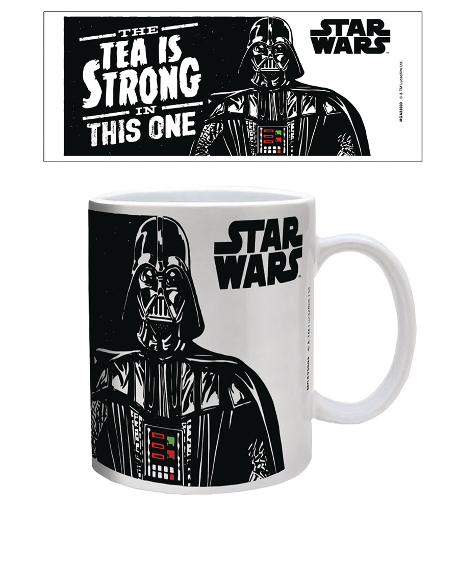 STAR WARS THE TEA IS STRONG WITH THIS ONE 11OZ MUG (C: