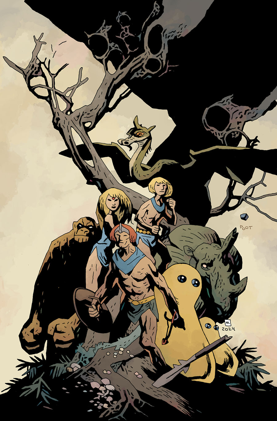 Herculoids #1 Cover V Incentive Mike Mignola Virgin Cover