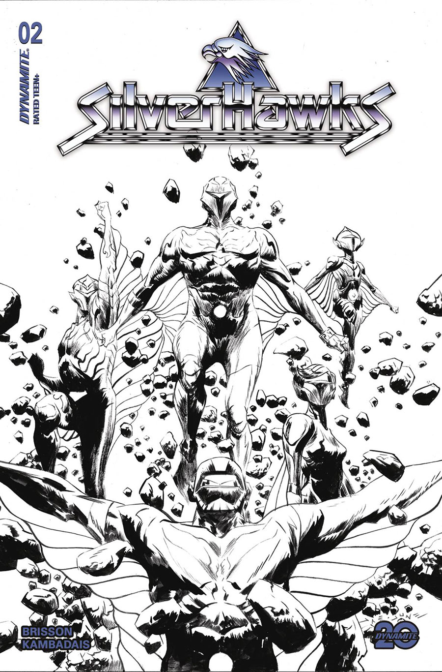 SilverHawks Vol 2 #2 Cover Q Incentive Jae Lee Line Art Cover