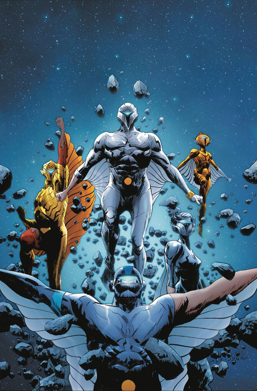 SilverHawks Vol 2 #2 Cover X Incentive Jae Lee & June Chung Virgin Cover