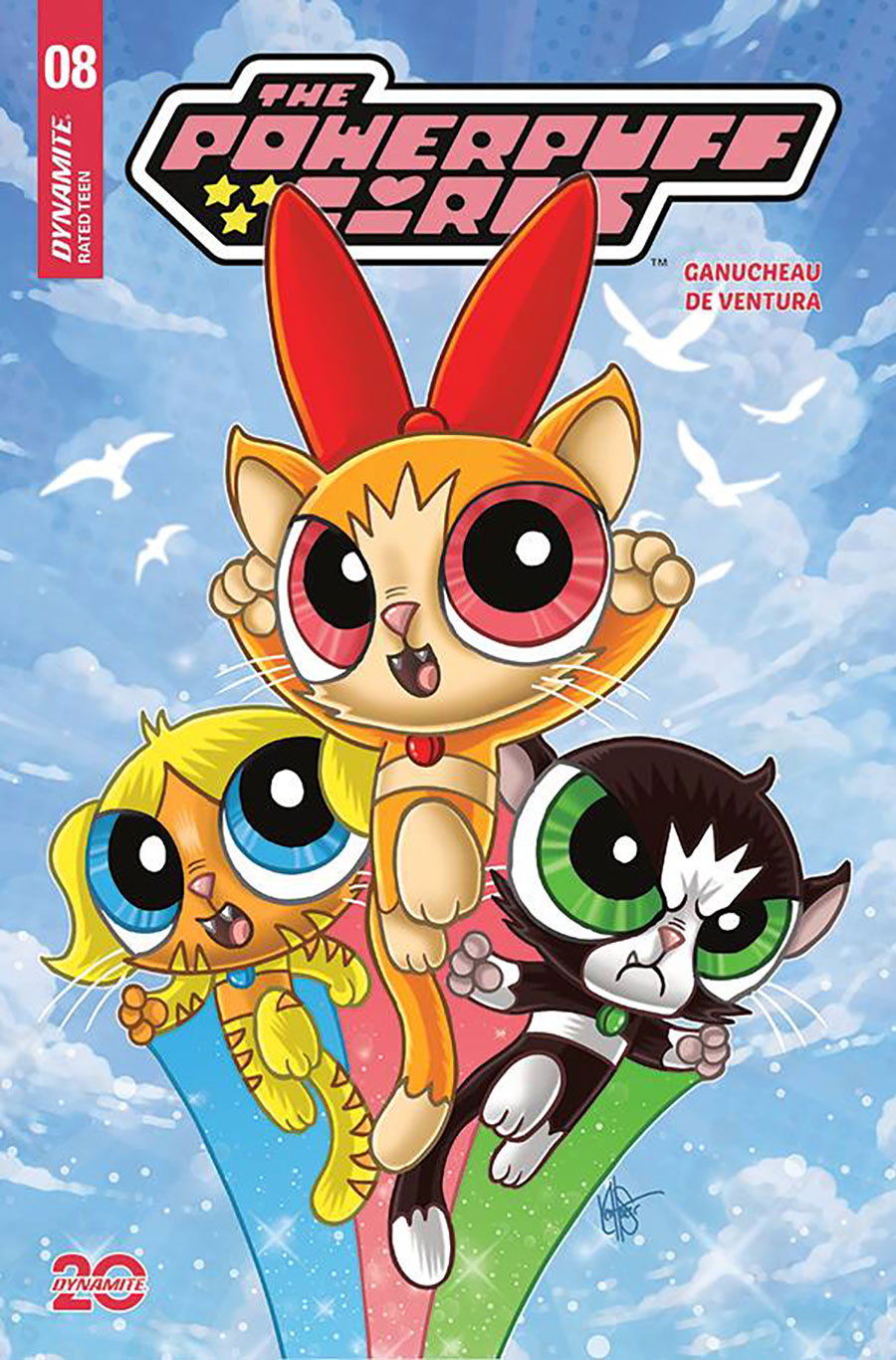 Powerpuff Girls Vol 4 #8 Cover E Incentive Ken Heaser Variant Cover