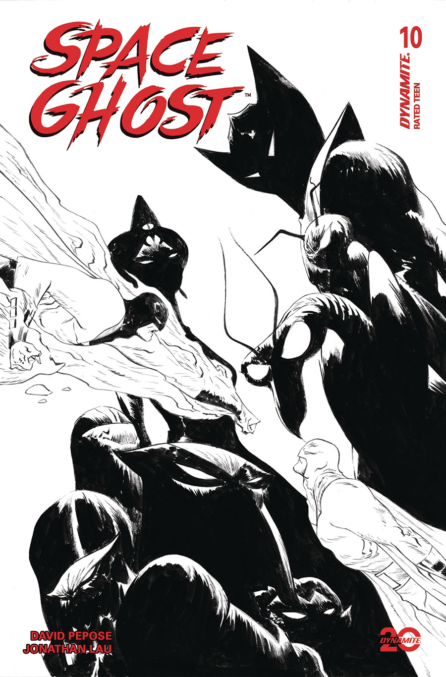 Space Ghost Vol 4 #10 Cover H Incentive Jae Lee Line Art Cover